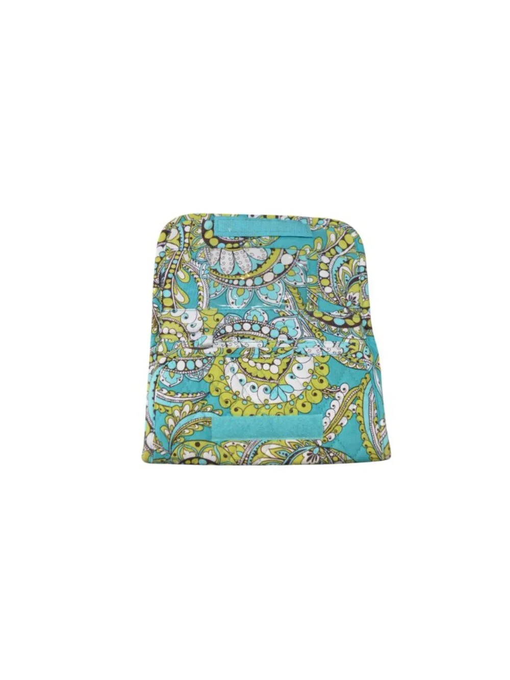 Vera Bradley Hook & Loop Trifold Wallet Retired Peacock Print Spring 2007 - Picture 5 of 5
